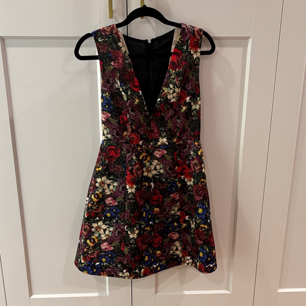 Alice + Olivia Multicolor Floral Mini Dress